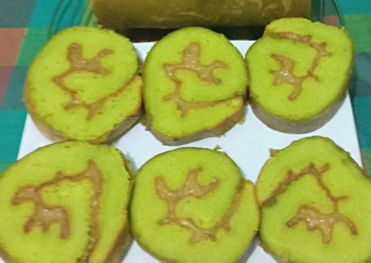 Bolu gulung pandan selai durian ekonomis