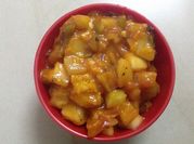 A picture of vegetable salsa