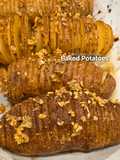 Crispy Garlic Butter Baked Potatoes