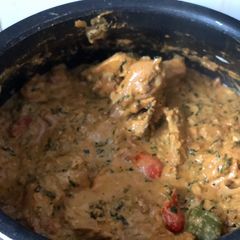 A picture of Patiyala chicken.