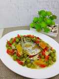 Tumis Tekokak Kepala Ikan Asin