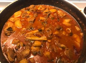 Gambar Kari kambing (Indian style)