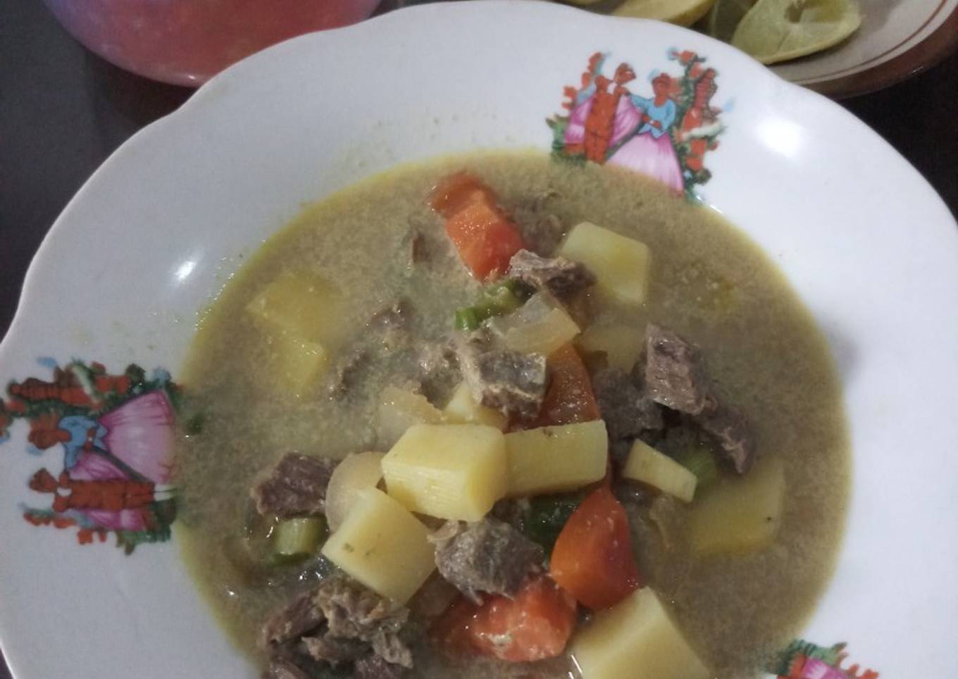 Soto Daging Kuah Susu
