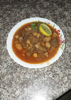 صورة لوصفة شطيطحة لحم و دجاج