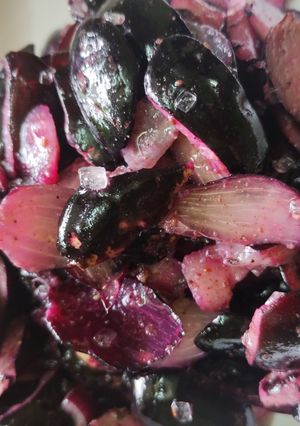 A picture of Jamun chat.