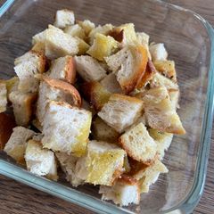Croutons -Don't throw away stale bread! A picture of Croutons -Don't throw away stale bread!.