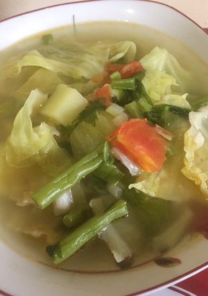 Foto resep Sayur sop kaldu ayam