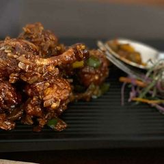 A picture of Chicken Lollipop.
