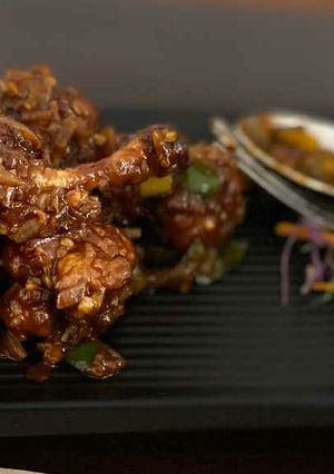 A picture of Chicken Lollipop.