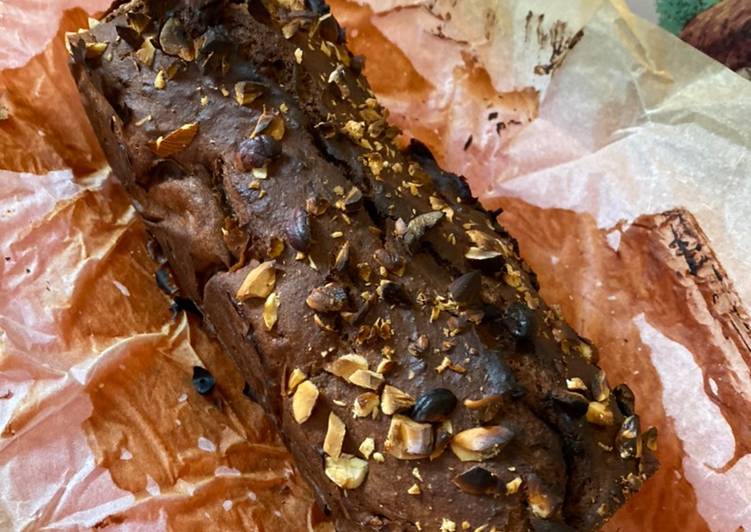 Comment Servir Banane bread au chocolat