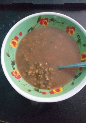 Foto resep Bubur kacang hijau hemat gas