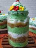 519. Dessert Box & Dessert In Jar Unti Kelapa Tanpa Terigu dengan Cream Ekonomis