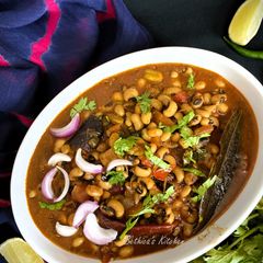 A picture of Lobia Masala (Black Eyed Beans / Cowpeas Curry).