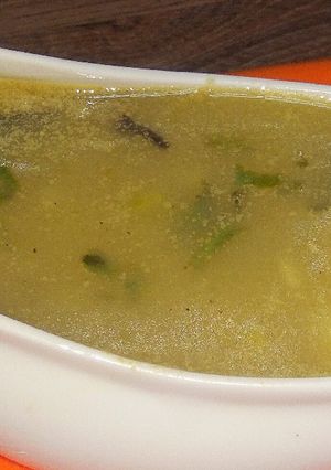 A picture of Raw mango soup.