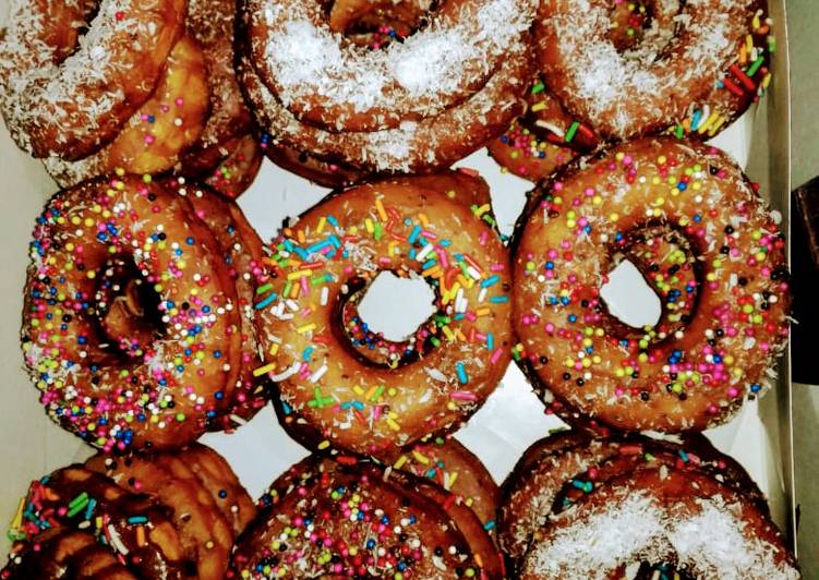 Easiest Way to Make Quick #Week4challenge Charity recipe. Chocolate donuts 🍩