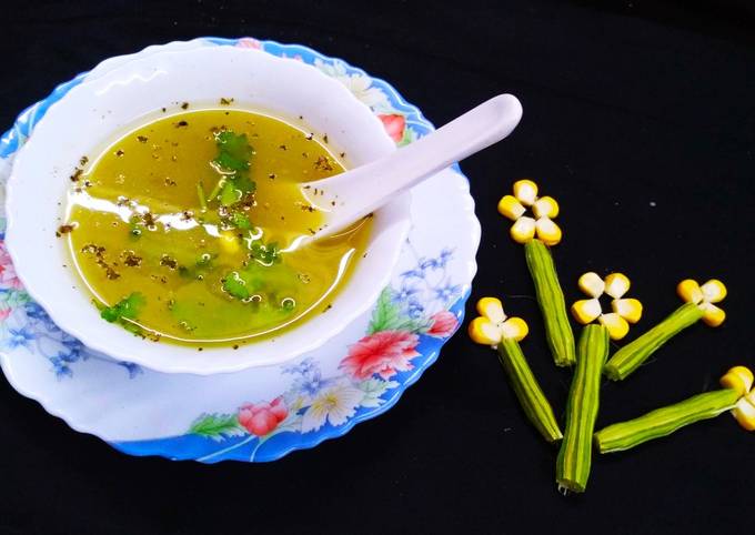 Recipe of Ultimate Drumstick Corn Soup