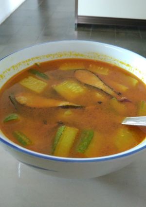 Foto resep Lempah kuning ikan vegetarian (masakan khas Bangka)