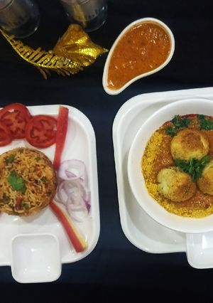 A picture of Cheesy Stuffed panner kofta.