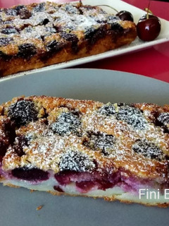 Una foto de Tarta de cerezas