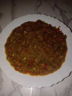 صورة لوصفة فلفل وطماطم