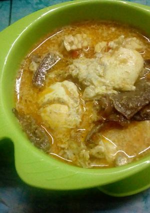 Foto resep Jamur kuping telur puyuh bumbu lodeh