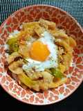 ข้าวหน้าหมูกิมจิไข่ออนเซ็น (Buta Kimchi Don)