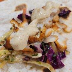A picture of Homemade Fish Tacos.