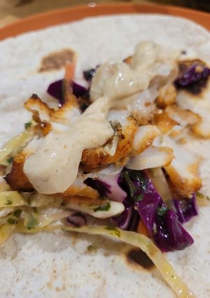 A picture of Homemade Fish Tacos.