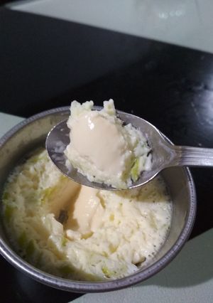 Foto resep Steamed cheesy egg for toddlers