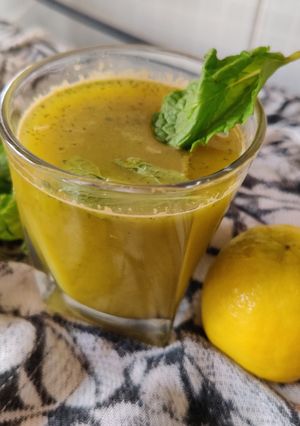 A picture of Mint oranges juice.