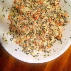 A picture of Hawaiian Crab "Ceviche".