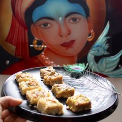 A picture of Melon Seeds and Coconut burfi.