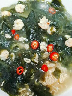 Hình của món Canh rong biển miso.