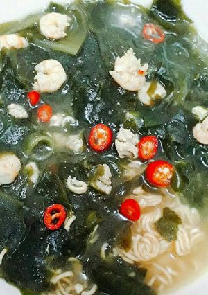 Hình của món Canh rong biển miso.