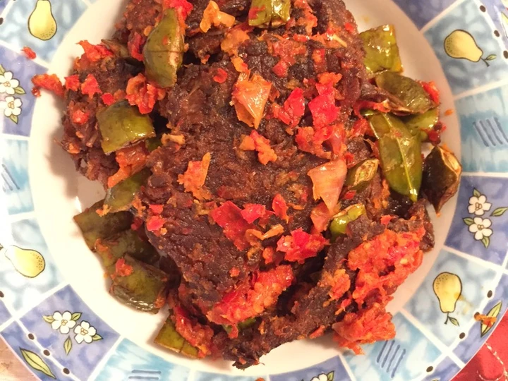 Cara Mudah Membikin Resep 043. Dendeng Balado yang Lezat Sekali Anti Ribet, Sempurna