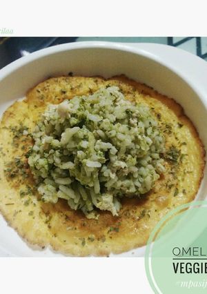 Foto resep Resep MPASI 10m+ - Omelette Veggie Rice