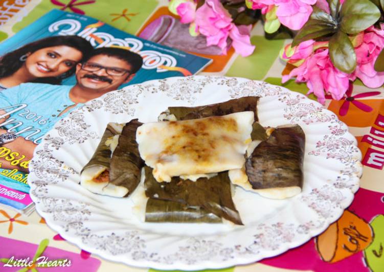 How to Make Favorite Carrot Vazhayila Ada / Kerala Style Steamed Carrot and Rice Dumplings