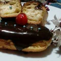الاكلير (عجينة الشو) les éclair-レシピのメイン写真
