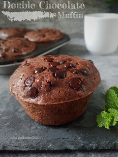 Foto resep Muffin Coklat / Double Chocolate Muffin