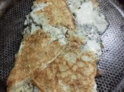 Una foto de omelette de avena
