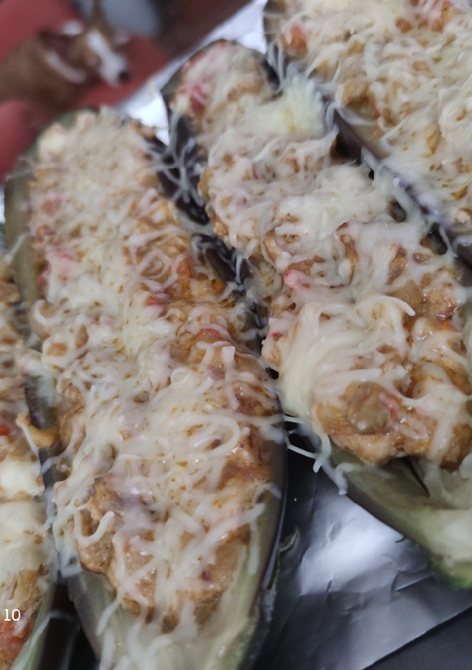 Una foto de Berenjenas rellenas