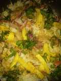 Veg biryani with smoky effect