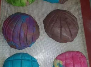 Una foto de Conchas pan Mexicano