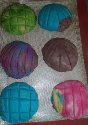 Una foto de Conchas pan Mexicano