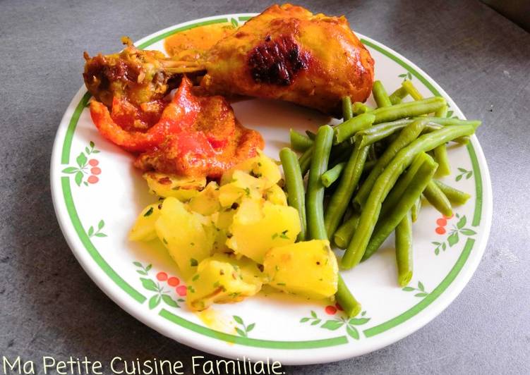 Easiest Way to Prepare Yummy Poulet au ketchup et curry