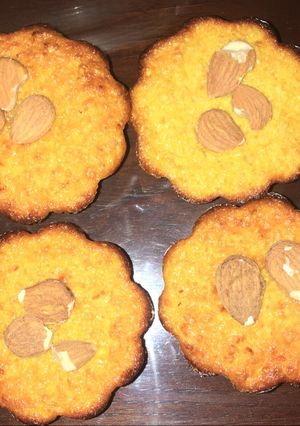 Una foto de Muffins fit de zanahoria, durazno y avena