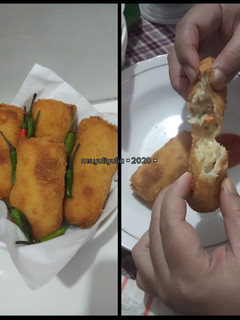 Foto resep Risoles ragout ayam + macaroni garing diluar, lembut didalam