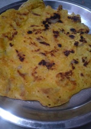 A picture of Besan ka cheela.
