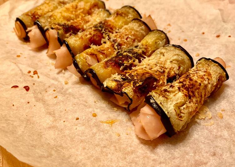 Involtini leggerissimi melanzane e tacchino