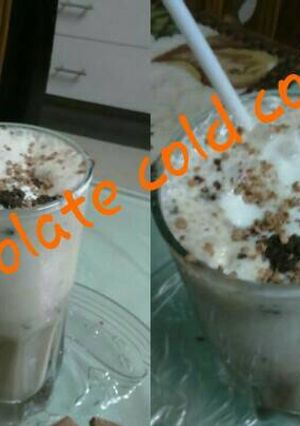 A picture of Chocolate cold coffee#summers.